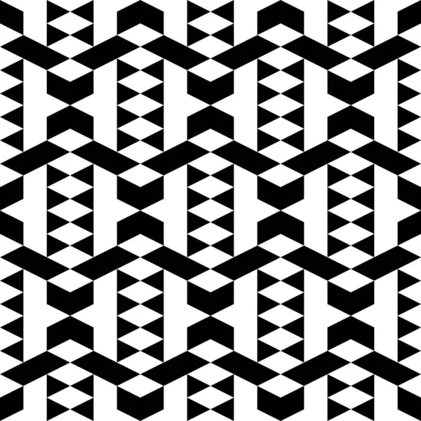 几何背景 无缝图案 Rhombuses Figures Ornament 民间墙纸 族裔主题 简单的形状背景 数码纸 纺织品印刷 — 图库矢量图片