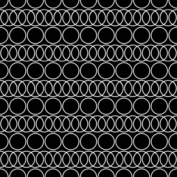 Cercles Figures Ornement Sans Couture Formes Circulaires Toile Fond Motif — Image vectorielle
