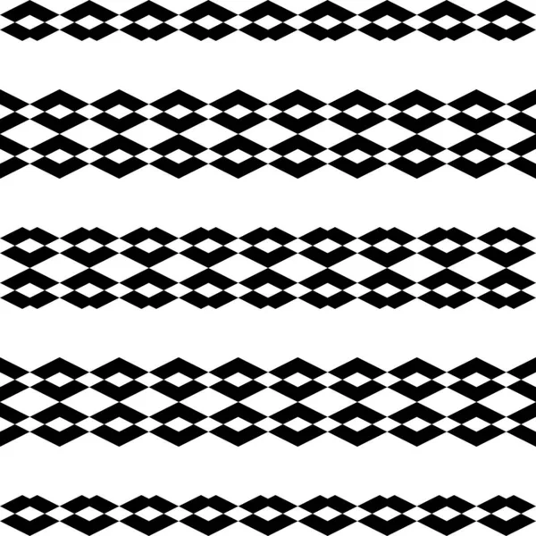 Nahtloses Muster Rauten Kreuze Figuren Als Ornament Geometrischer Hintergrund Abstrakter — Stockvektor
