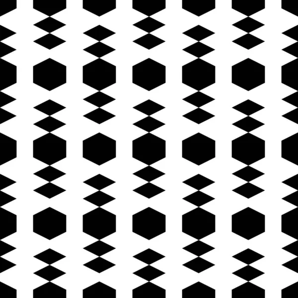Nahtloses Muster Geometrischer Hintergrund Viereckige Sechseckige Formen Tapete Rauten Sechsecke — Stockvektor