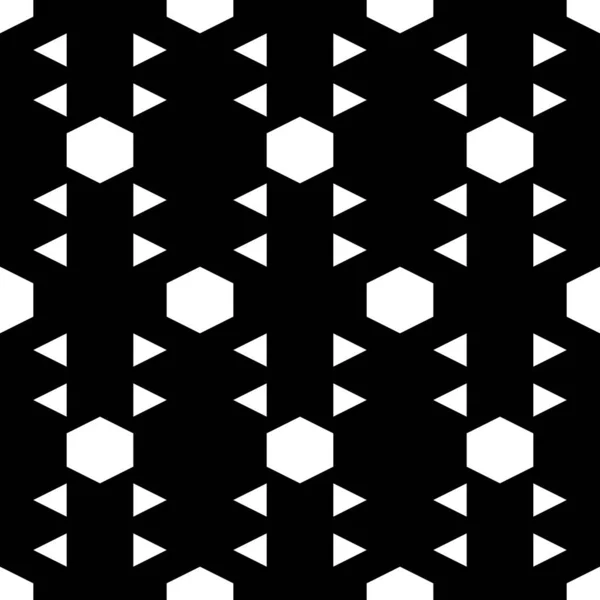 Polygonen Achtergrond Hexagons Driehoeken Ornament Eenvoudige Vormen Behang Geometrische Achtergrond — Stockvector