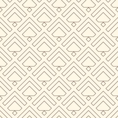 Oklar, pullar, pürüzsüz desen. Etnik, kabile baskısı. Squama, semboller. Tekrarlanan ok başı, üçgen şekilli arka plan. Amerikan yerlilerinin dekoratif duvar kağıtları. Vektör soyut dijital kağıt