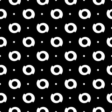 Noktalar, kusursuz şekiller. Geometrik baskı. Benekler, basit şekiller arka plan. Etnik duvar kağıdı. Halk süsü. Vektör çizimi. Kabile arkaplanı. Dijital kağıt, tekstil baskısı, soyut resim.