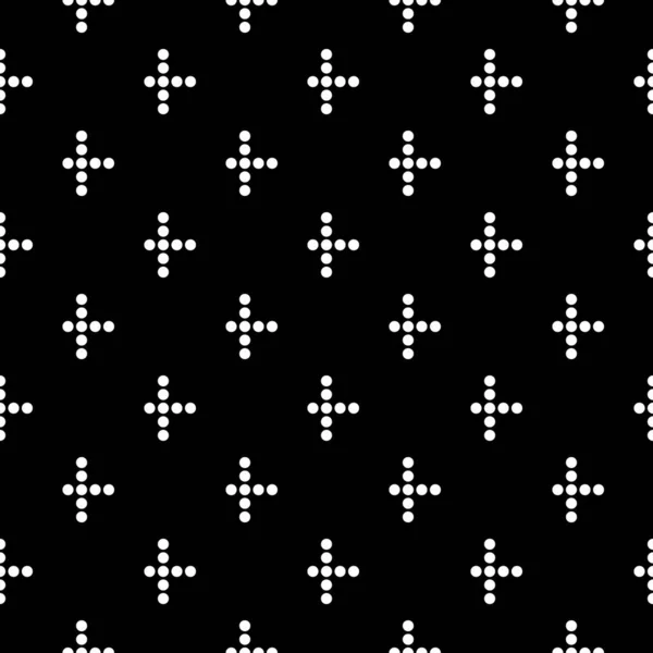 Kreise Nahtloses Ornament Punktemuster Stammesbild Polka Dot Hintergrund Runden Hintergrund — Stockvektor