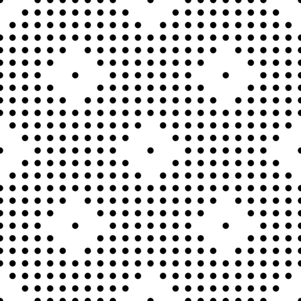 Seamless Pattern Circles Ornament Dots Motif Geometric Wallpaper Simple Shapes — Stock Vector
