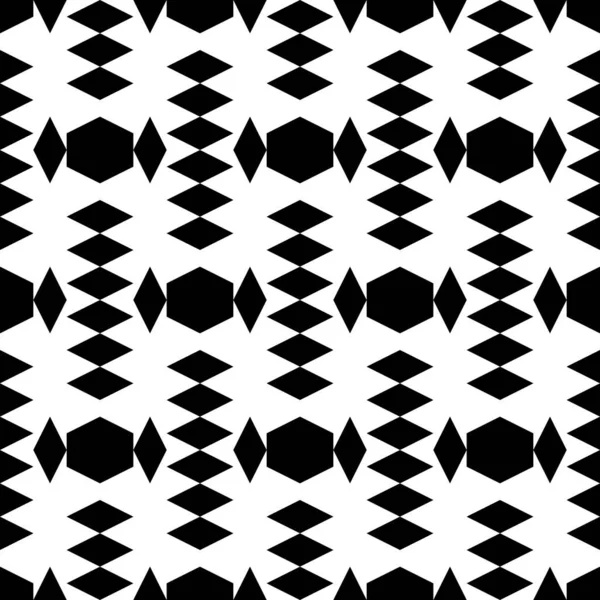 Nahtloses Muster Rauten Sechsecke Als Ornament Geometrische Tapete Viereckige Sechseckige — Stockvektor