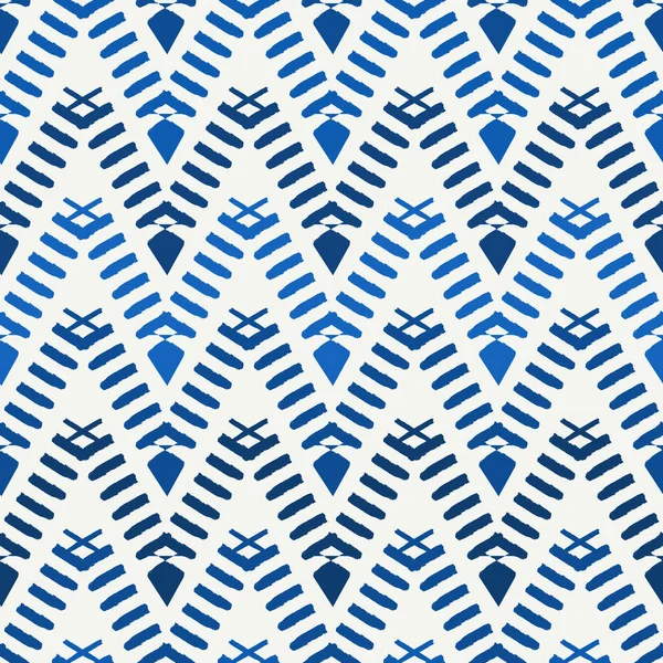 민족적 패턴이지 방향의 지그재그 줄무늬를 자유롭게 접어라 Boho Chic Design — 스톡 벡터