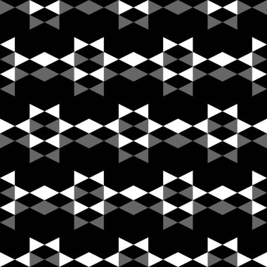 Kusursuz desen. Geometrik arka plan. Basit şekiller duvar kağıdı. Poligon geçmişi. Dijital kağıt, web tasarımı, tekstil baskısı. Rhombuslar, üçgen süslemeler. Vektör