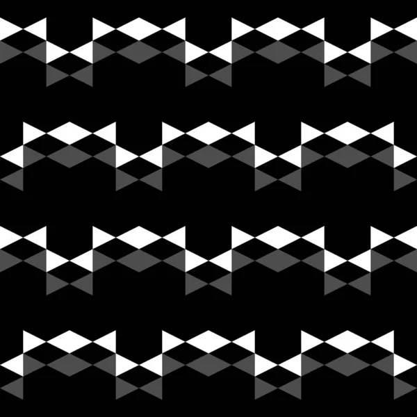Bezproblémový Vzorec Rhombusy Trojúhelníkové Ozdoby Mnohoúhelníkové Pozadí Jednoduché Tvary Tapety — Stockový vektor