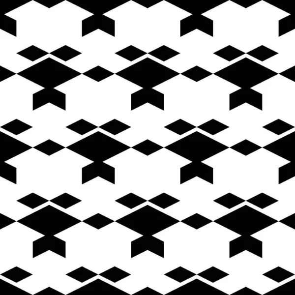 Naadloos Patroon Rhombussen Figuurtjes Ornament Geometrische Achtergrond Eenvoudige Vormen Achtergrond — Stockvector