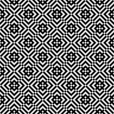 Kusursuz desen. Oklar, arka plan çokgenler. Etnik süsleme. Kıvrımlar, kare arkaplan. Şebekeler, çek süsü. Halk duvar kâğıdı. Kabile motifi. Açı parantezleri, dörtgenler. Antik mozaik. Soyut
