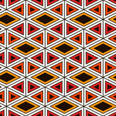 Etnik, kabilesel, pürüzsüz yüzey deseni. Amerikan yerlilerinin tarzı. Tekrarlanan elmas, üçgen süsü. Geometrik şekiller motifi. Boho şık dijital kağıt, tekstil baskısı. Modern jeo duvar kağıdı.