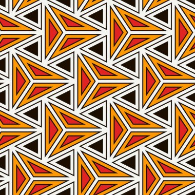 Çağdaş geometrik desen. Tekrarlanan üçgenler, çizgiler. Art deco tarzı süs. Modern jeo soyut arkaplan. Doğrusal, pürüzsüz yüzey tasarımı. Grid dijital kağıt, tekstil baskısı. Vektör duvar kağıdı