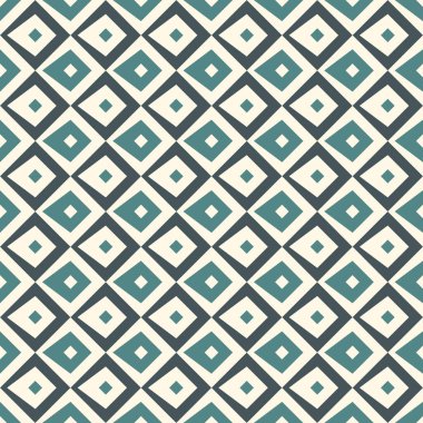 Terazili, pürüzsüz yüzey deseni. Etnik ve kabile motifleri. Tekrarlanan geometrik formlarla süslenmiş soyut bir arkaplan. Dijital kağıt, tekstil baskısı, sayfa doldurma. Vektör sanatı