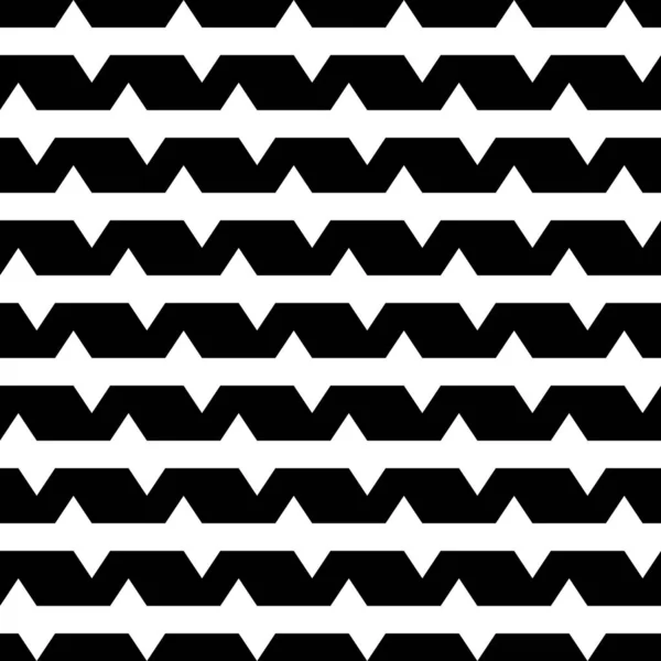 Nahtloser Vektor Zickzacklinien Hintergrund Zackiges Streifenmuster Geometrische Wellen Als Ornament — Stockvektor