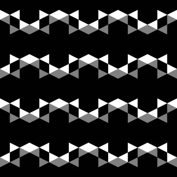 Bezproblémový Vzorec Jednoduché Tvary Tapety Rhombusy Trojúhelníkové Ozdoby Mnohoúhelníkové Pozadí — Stockový vektor