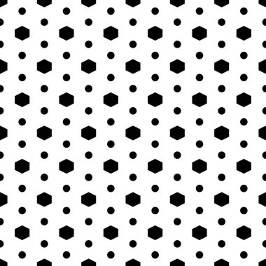 Kusursuz desen. Altıgenler, daireler, süsler. Çokgenler, figürler arka plan. Basit şekiller duvar kağıdı. Geometrik arka plan. Dijital kağıt, web tasarımı, tekstil baskısı