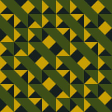 Üçgenler, kareler, çekler, eşkenarlar, elmaslar, fayanslar, süsler. Kusursuz desen. Halk duvar kâğıdı. Geometrik süsleme. Etnik kökenli. Kabile motifi. Soyut görüntü. Etnik baskı. Vektör.