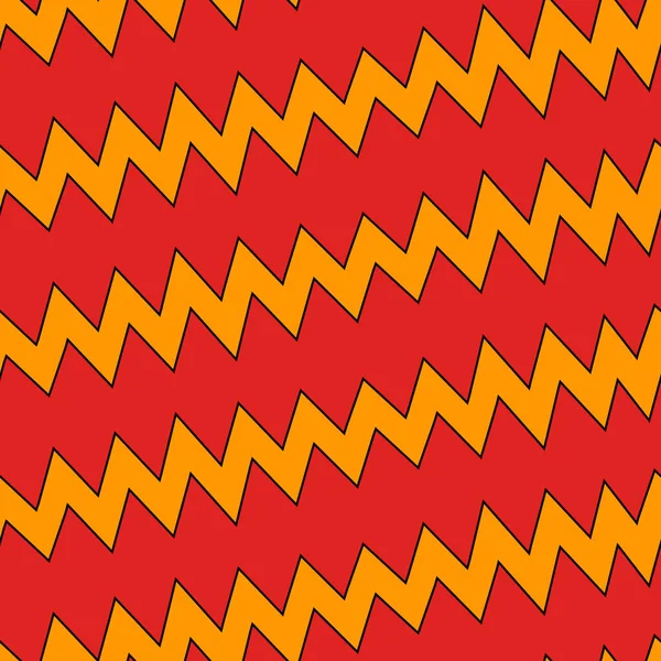 対角ジグザグラインシームレスパターン 直線波をモチーフに 背景を剥ぎ取られた ギザギザの縞模様の装飾 波状の縞模様 曲線の印刷 傾斜破線の形の壁紙 ベクトル — ストックベクタ
