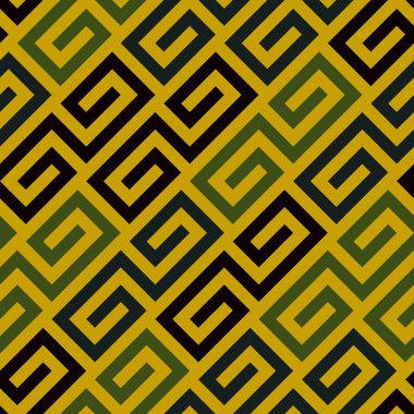 Kusursuz Çin süsü. Kıvrımlar, işaretler, semboller. Etnik duvar kağıdı. Kıvırcık şekiller. Geleneksel Doğu süslemeleri. Halk motifi. Kabile dijital kağıdı, etnik tekstil baskısı. Vektör çizimi.