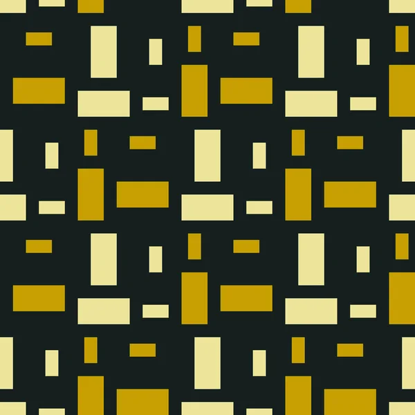 シームレスなパターン イラストをブロック 幾何学的背景 長方形の装飾 タイルの壁紙 民族モチーフ レンガの背景 デジタルペーパー テキスタイルプリント ウェブデザイン — ストックベクタ
