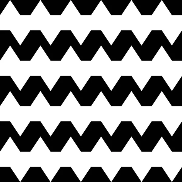 Motif Ondulé Vecteur Sans Couture Zigzag Lignes Fond Modèle Rayures — Image vectorielle