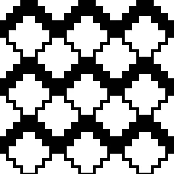 잉카는 무늬를 건넌다 정보입니다 지정학적 이미지 모티프 모자이크 디지털 디자인 — 스톡 벡터
