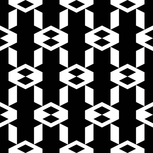 Bezproblémový Vzorec Rhombusy Rovnoběžníky Figurální Ornamenty Geometrické Pozadí Tvary Pozadí — Stockový vektor