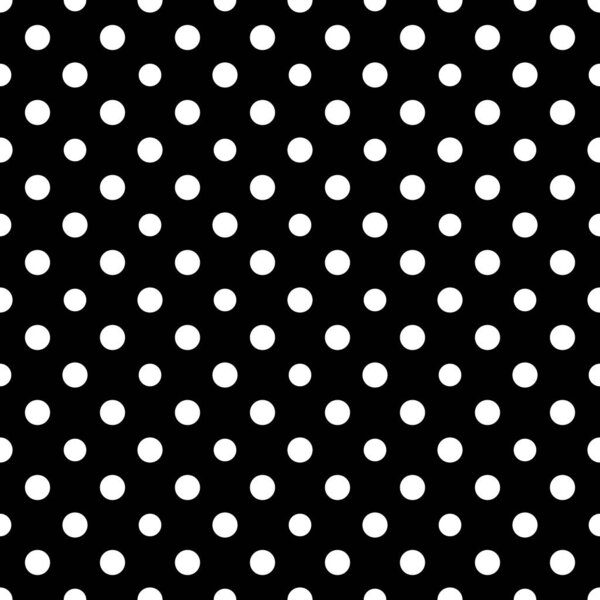 Круги бесшовные. Украшение точек. Цифры круга задний план. Мотив горошек. Фон округления. Точечные обои. Цифровая бумага, текстильная печать, веб-дизайн, абстрактное изображение. Векторная иллюстрация