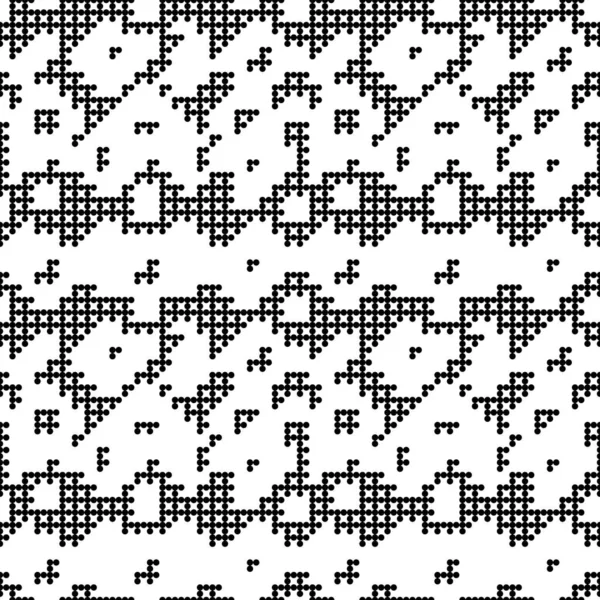 Naadloos Patroon Dots Motief Eenvoudige Vormen Behang Geometrische Achtergrond Cijfers — Stockvector