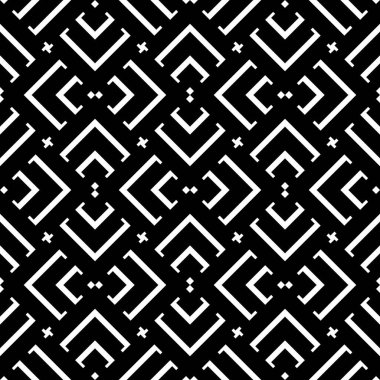 Kusursuz desen. Halk motifi. Şebekeler, kareler, haçlar, süsler. Parantez, duvar kağıtlarını kontrol et. Eğriler, çokgen çizimleri. Geometrik arkaplan. Tekstil baskısı, web tasarımı, soyut vektör.