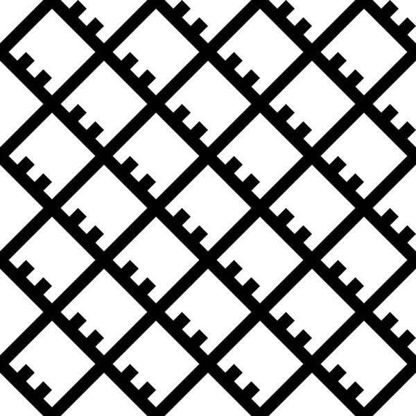 シームレスなパターン 数字の飾りだ 幾何学的な背景 シンプルな形の壁紙 幾何学的背景 ポリゴンモチーフ デジタルペーパー テキスタイルプリント ウェブデザイン 抽象的なイラスト — ストックベクタ