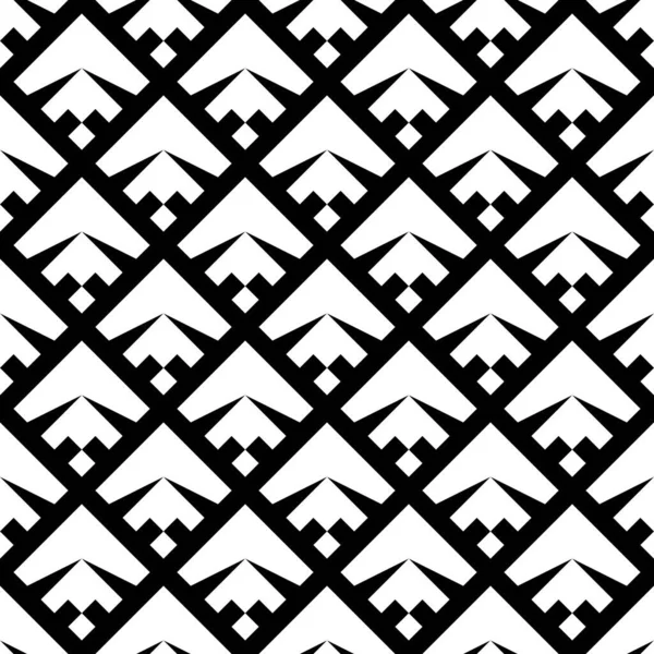 Nahtloses Muster Rauten Figurenschmuck Abstrakter Hintergrund Volkstümliches Motiv Diamanten Formen — Stockvektor