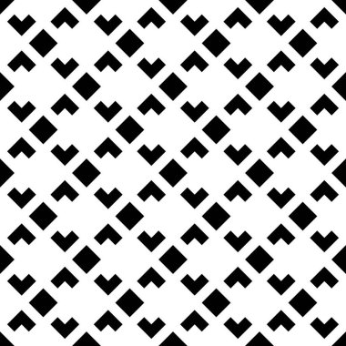 Kusursuz vektör. Çekler, semboller motifi. Rhombuslar, süsler. Elmaslar, kıvrımlı duvar kağıtları. Kareler, çokgenler. Geometrik arkaplan. Web tasarımı çizimi, soyut arkaplan.