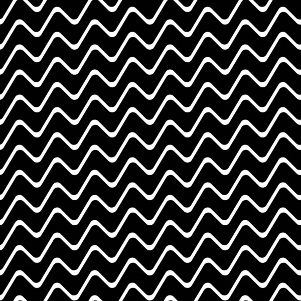 Zigzag Líneas Patrón Sin Costura Adorno Rayas Dentadas Ángulo Motivo — Vector de stock