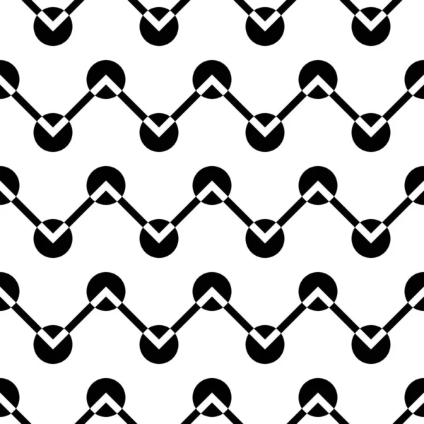 Cercles Zigzag Lignes Ornement Contexte Tribal Ligne Forme Cercle Motif — Image vectorielle