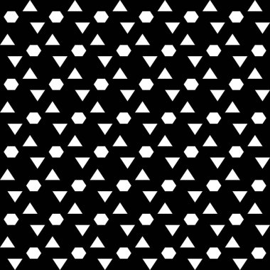 Kusursuz vektör. Etnik motif. Altıgenler, üçgen arka plan. Halk süsü. Çokgen deseni. Geometrik duvar kağıdı. Dijital kağıt, tekstil baskısı, soyut arkaplan