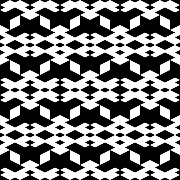 Ethnic Motif Seamless Pattern Folk Wallpaper Diamonds Shapes Background Geometric — Stock Vector