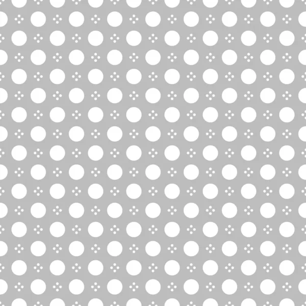 Naadloze Cirkels Patroon Polka Stip Ornament Dots Afbeelding Tribale Achtergrond — Stockvector