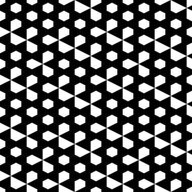 Kusursuz desen. Altıgenler, trapezyumlar, beşgenler. Geometrik arka plan. Soyut arkaplan. Poligonlar duvar kağıdı. Dijital kağıt, tekstil baskısı, web tasarımı. Vektör