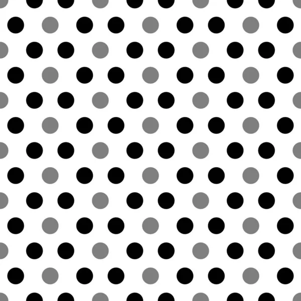 Naadloos Patroon Cirkels Ornament Dots Motief Geometrische Achtergrond Eenvoudige Vormen — Stockvector