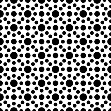 Noktalar kusursuz desen. Çember süsü. Nokta motifi şekillendirir. Dairesel figürler. Yuvarlak arka plan. Noktalı duvar kağıdı. Dijital kağıt, tekstil baskısı. Çember soyut şekiller alır. Vektör illüstrasyonu.