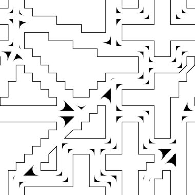 Kusursuz desen. Süs figürleri. Halk duvar kâğıdı. Basit şekiller arka plan. İşlemeli arka plan. Kabile motifi. Etnik mozaik. Dijital kağıt, tekstil baskısı, web tasarımı, soyut görüntü. Vektör çizimi