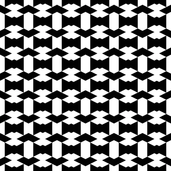 Nahtloses Muster Einfache Formen Hintergrund Zahlenvektor Ethnische Zierde Mosaiken Hintergrund — Stockvektor