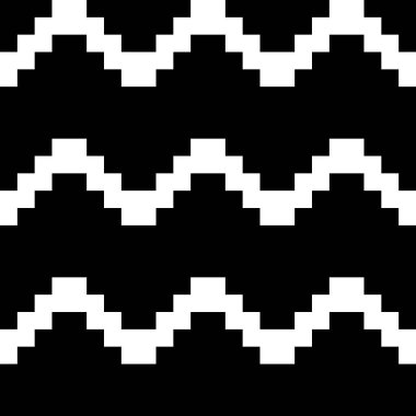 Zigzag çizgileri süslemesi. Kusursuz desen. Tırtıklı şeritler motifi. Dalgalar süslenir. Görüntü eğrisi. Dalgalı figürler. Dijital kağıt, tekstil baskısı, web tasarımı, soyut illüstrasyon. Vektör çizimi.