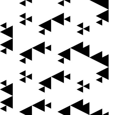 Kusursuz desen. Üçgenler, süslemeler. Geometrik arka plan. Soyut arkaplan. Poligon motifi. Geometrik şekiller duvar kağıdı. Dijital kağıt, tekstil baskısı, web tasarımı. Vektör.