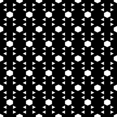 Poligon geçmişi. Altıgenler, üçgen süslemeler. Basit şekiller duvar kağıdı. Geometrik arka plan. Şekil motifi. Kusursuz desen. Dijital kağıt, web tasarımı, tekstil baskısı