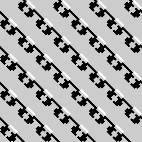Nahtloses Oberflächenmuster Gekippte Figuren Schmücken Ethnisches Motiv Diagonale Bildet Hintergrund — Stockvektor