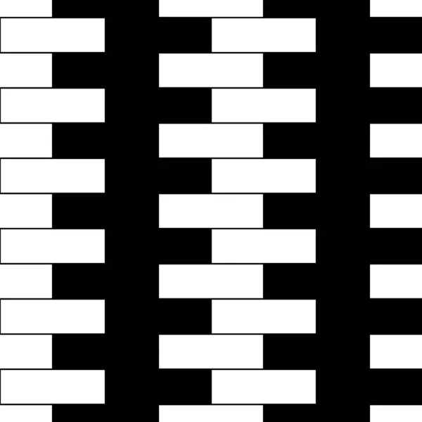 Naadloze Bakstenen Patroon Brick Dacht Het Blokken Behang Mozaïekmotief Geometrische — Stockvector