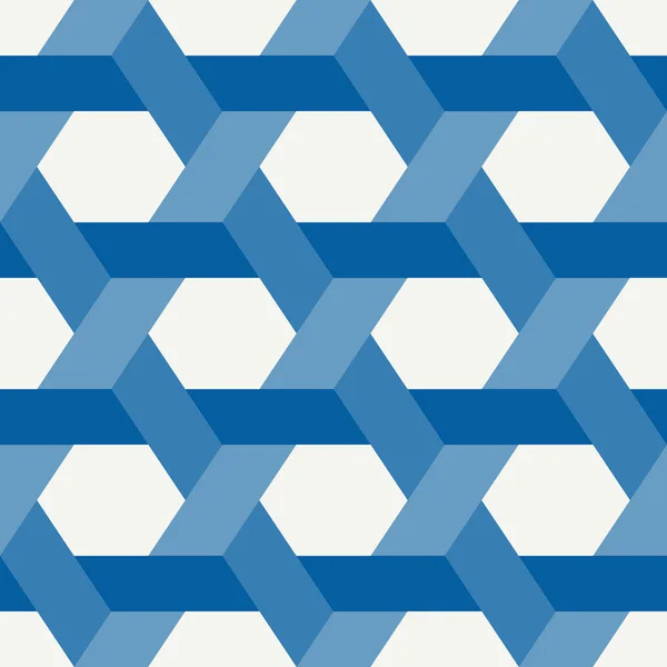 Šestiúhelníkový Bezešvý Vzor Otisk Voštinových Plástů Mozaikové Dlaždice Pozadí Proutí — Stockový vektor
